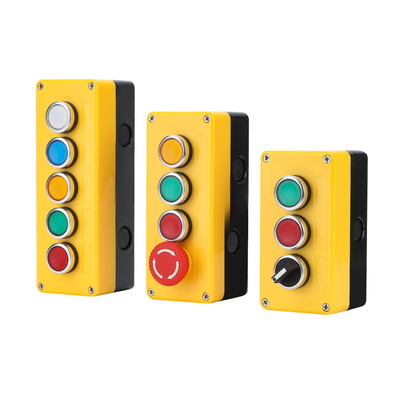 按钮开关控制盒一二三四五位塑料启动停止工业按钮两位急停开关盒,淘宝优惠券,粉丝福利购,淘宝优惠卷