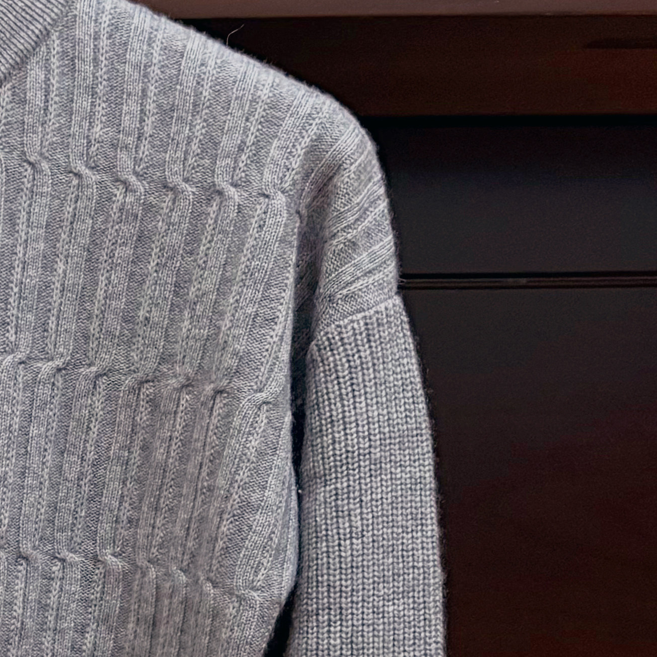 双股加厚简约款冬季男士100纯羊绒衫宽松潮流麻花竖纹青年毛衣男,淘宝优惠券,粉丝福利购,淘宝优惠卷