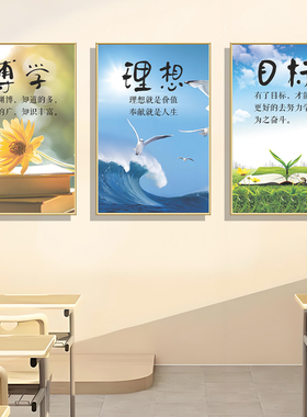 学校装饰画辅导培训机构宣传画