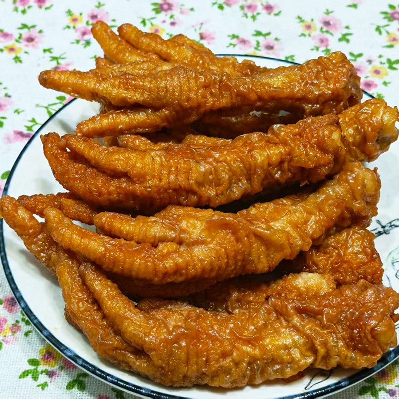 开封福兴斋虎皮鸡爪1斤10-11个当天现做无添加开袋即食零食特产,淘宝优惠券,粉丝福利购,淘宝优惠卷