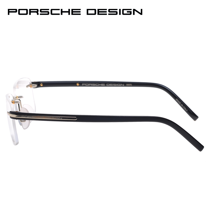 保时捷眼镜架无框PorscheDesign眼镜框 近视眼镜商务方形 大P8705 - 图1