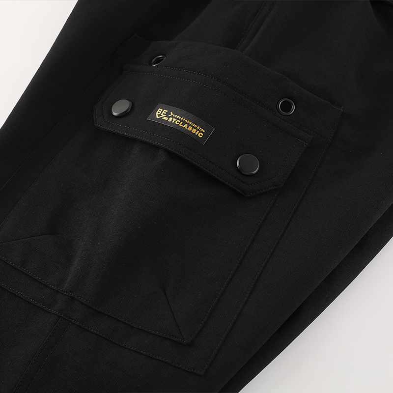 中健运动裤梭织工装休闲裤运动小脚休闲卫裤防风运动长裤U241M087 - 图3