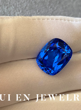 珠宝蓝宝石裸石合成订做欧美女