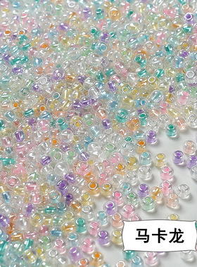 超优3mm锆晶独角兽米珠 DIY手工玻璃串珠散珠手链项链饰品配件