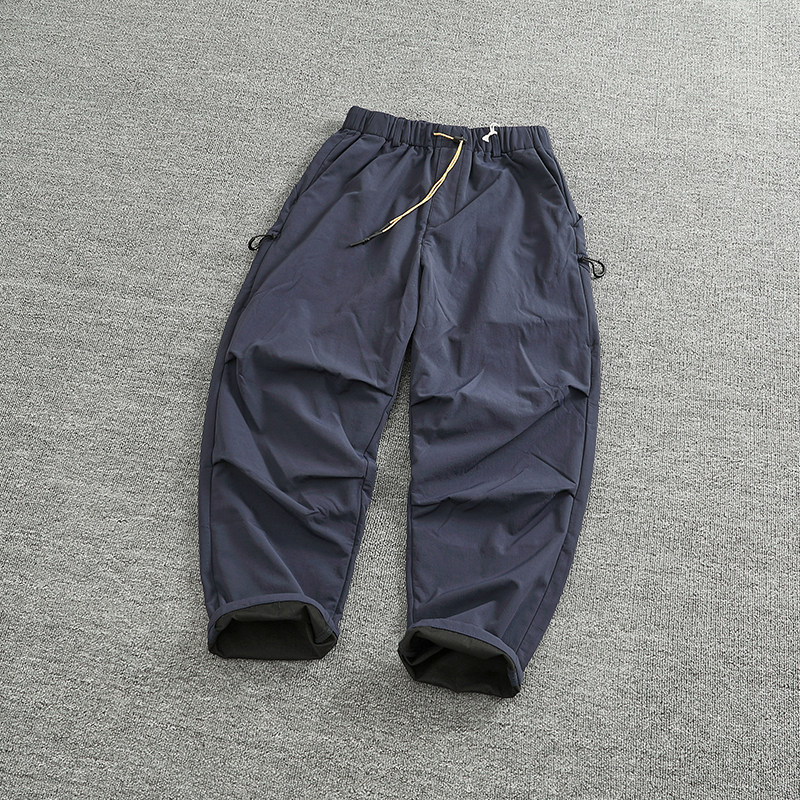 秋冬复合面料厚款休闲长裤男山系潮款宽松直筒机能户外时尚工装裤,淘宝优惠券,粉丝福利购,淘宝优惠卷