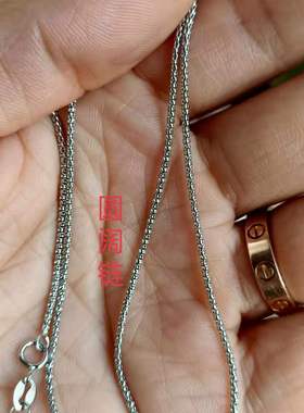 s925银女士项链电镀白金，电镀黄金电镀玫瑰金不过敏女项链时尚