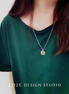 原创情侣高山隆长项链