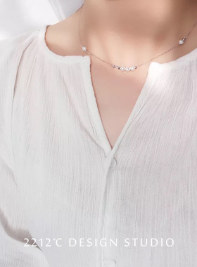 2212cs925纯银珍珠时尚珍珠项链