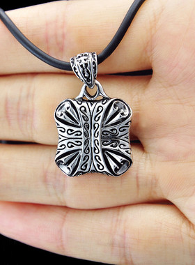 男士复古项链吊坠