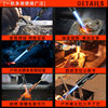 Ignition metal windproof direct high temperature flamethrower