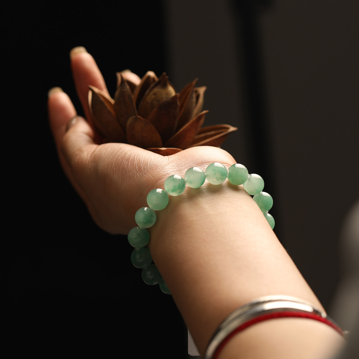 陈万福珠宝天然非洲翠A货珠串果绿冰飘花糯种满色DIY款精美手串,淘宝优惠券,粉丝福利购,淘宝优惠卷