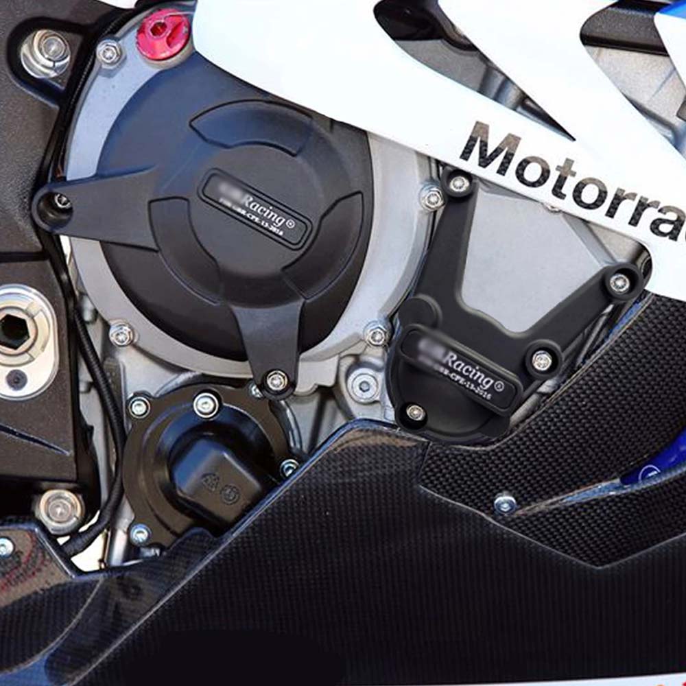 适用宝马S1000R S1000RR HP4 09-16改装发动机边盖防摔保护边罩GB - 图0