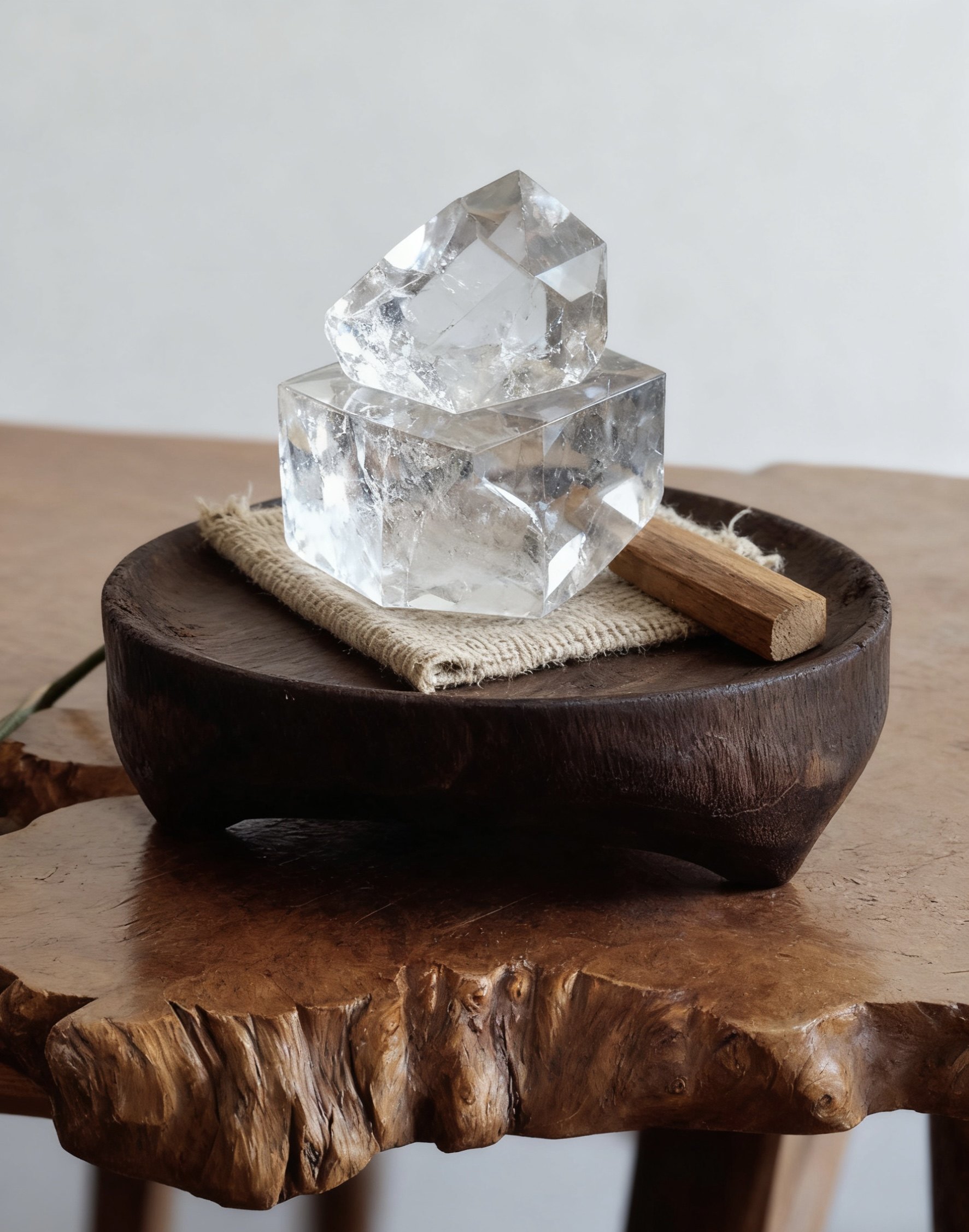 水晶纯实木托盘底座稳定木质桌面玄关房间书桌茶室摆件装饰摆放小,淘宝优惠券,粉丝福利购,淘宝优惠卷