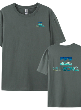 Billabong t-shirt Men's Short Sleeve 潮男纯棉短t澳洲冲浪t恤
