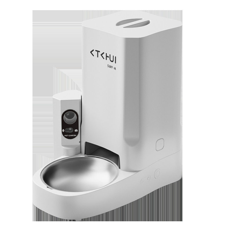 智能宠物喂食器自动喂食机猫咪狗狗定时定量3L大容量饮水碗一体机,淘宝优惠券,粉丝福利购,淘宝优惠卷