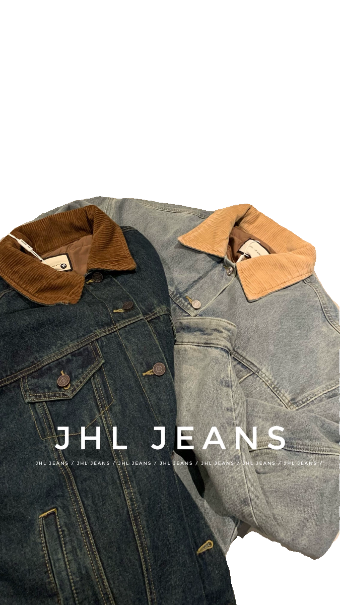 JHL JEANS  复古秋冬季新品棉牛仔外套男女保暖工装夹克棉服上衣,淘宝优惠券,粉丝福利购,淘宝优惠卷