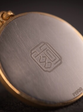 18K金PT900包金天珠马眼板珠吊坠