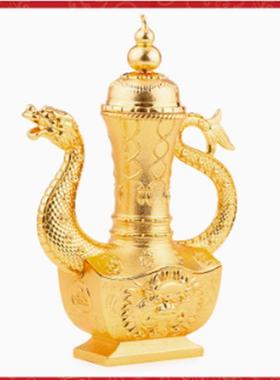 李居明2025蛇年吉祥物[天医药壶]摆件中宫二黑位家居摆设