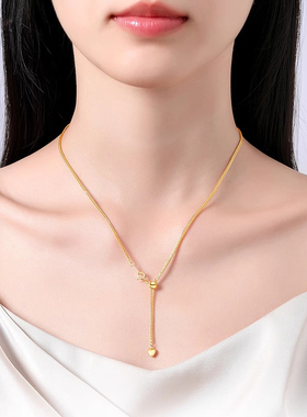 挂玉坠项链无吊坠肖邦链可调节配翡翠素链条2025新款爆款装饰裸链