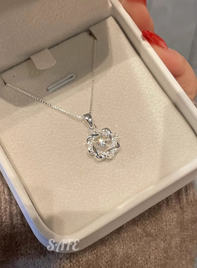 秋冬穿搭配饰繁花似锦项链高级感轻奢小众锁骨链日常百搭裙子配饰