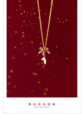 年年有“鱼”锁骨链小众设计感