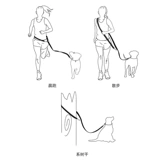 Beaugo Walking Dog Dog веревка многофункциональная вытяжка для собак маленькая, средняя большая собака золотой ретривер La Doumi Teddy Dog