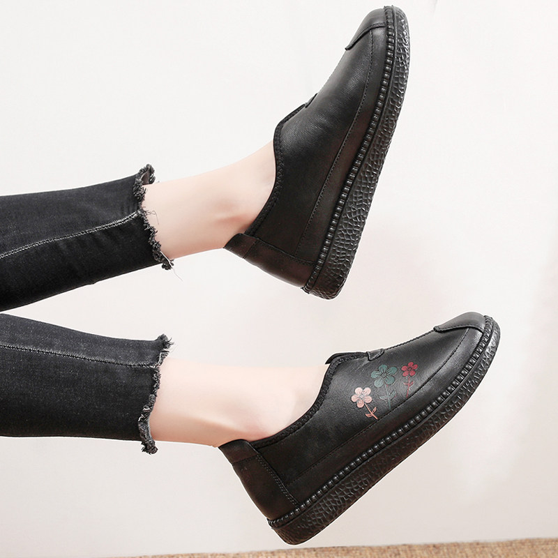 老北京布鞋妈妈二棉鞋秋冬休闲鞋 飞亚陆宝布鞋