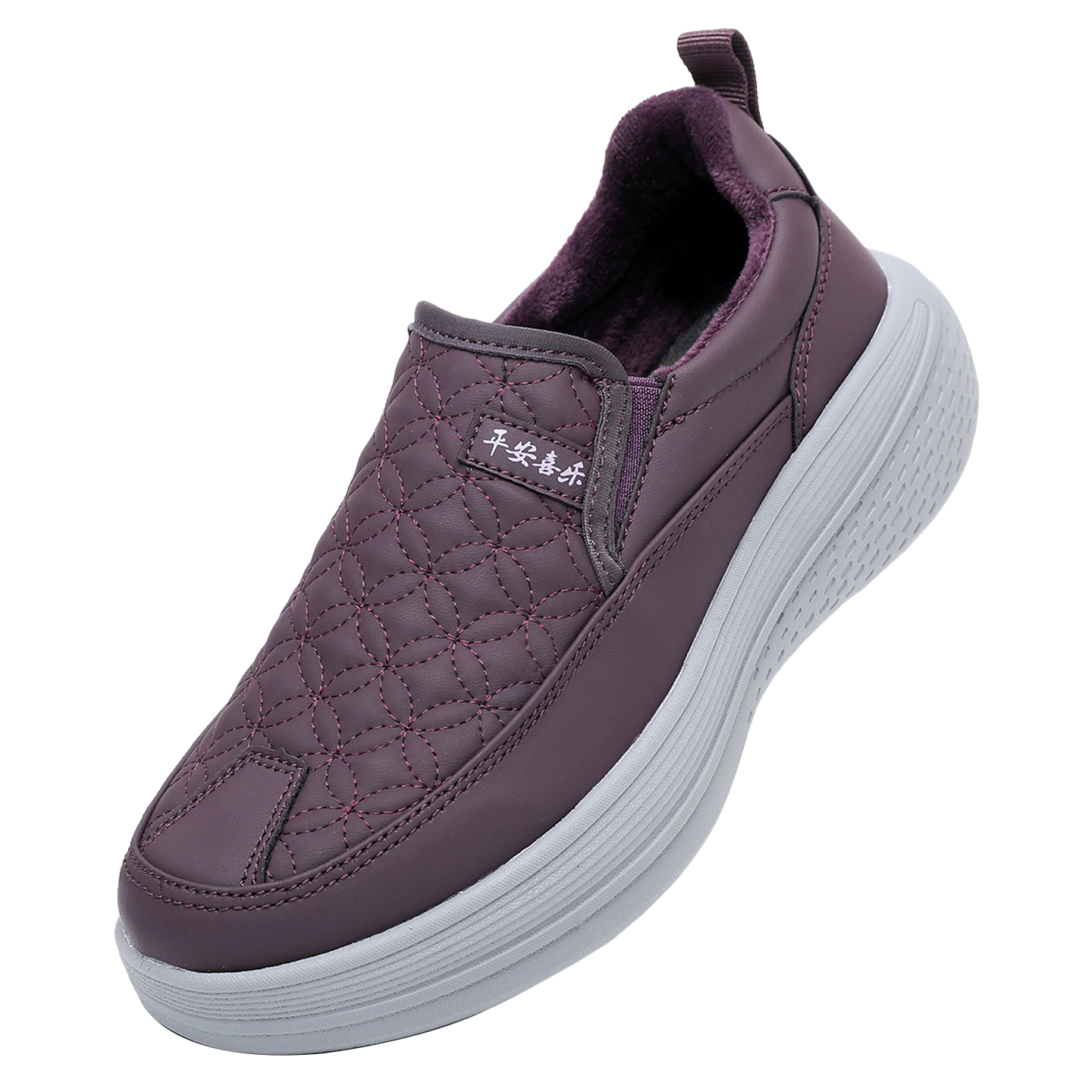 冬老北京布鞋二棉女鞋薄绒一脚蹬妈妈休闲棉鞋厚底加绒女士运动鞋,淘宝优惠券,粉丝福利购,淘宝优惠卷