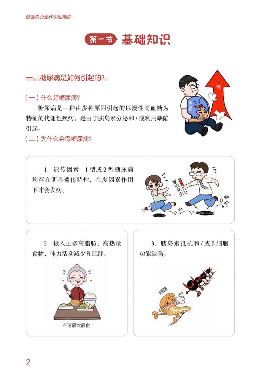 漫话内分泌代谢性疾病 临床护理健康教育指导丛书 袁丽 武仁华主编 常见疾病健康宣教知识 科普读物 人民卫生出版社9787117336758