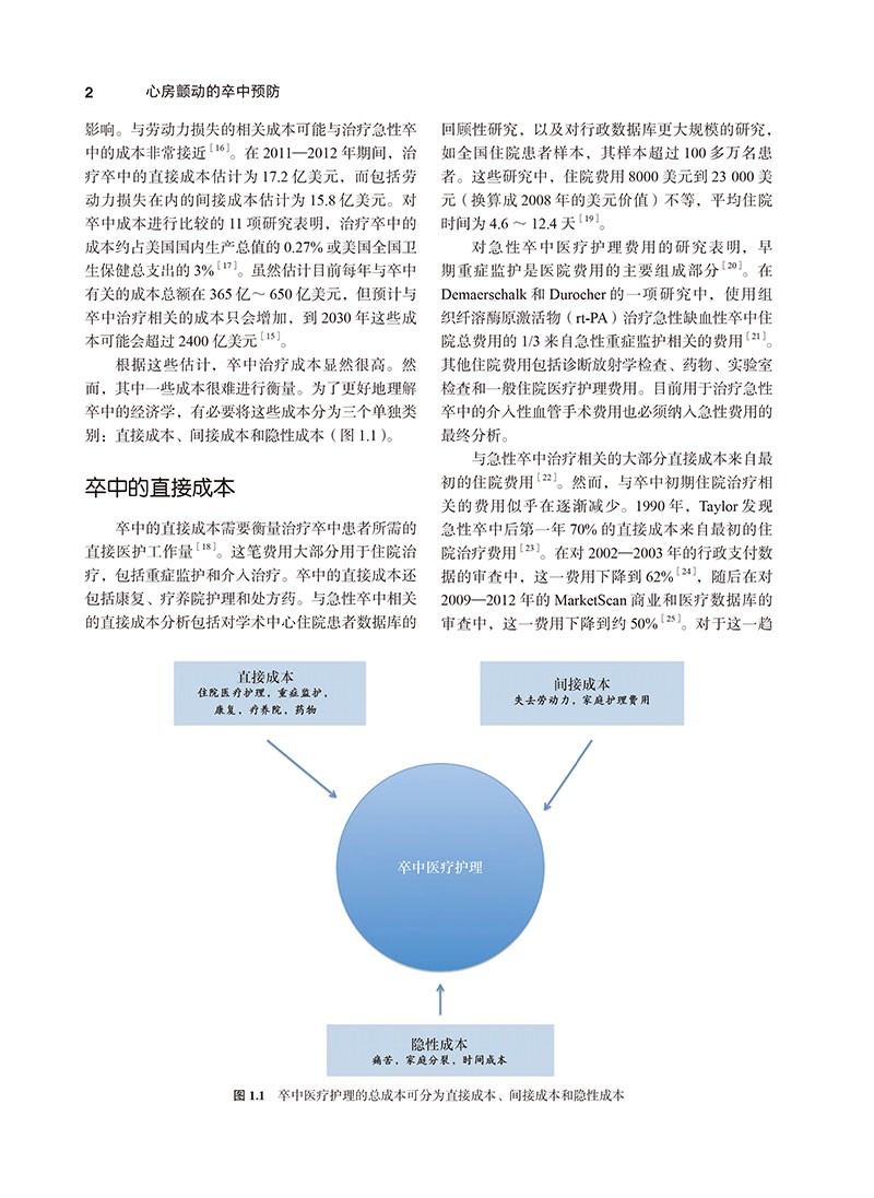 心房颤动的卒中预防 刘彤 郭豫涛主译 心脏心房心律失常 心房颤动心律絮乱及心血管疾病急诊管理 北京大学医学出版社9787565927898 - 图3