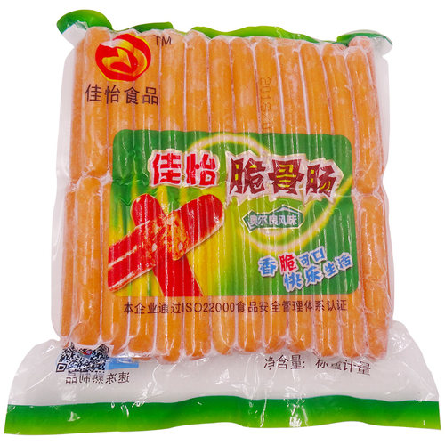 佳怡奥尔良风味脆骨肠38g*50脆骨烤肠热狗肠台湾风味烤肠5包包邮 - 图3