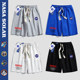NASA co-branded shorts outdoor fashion brand casual