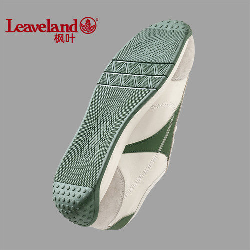 枫叶男鞋真皮阿甘鞋男新款运动鞋春季透气男士休闲鞋复古潮鞋软底 - 图2