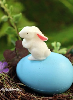 easter。原创田园乡村森林系草编复活节兔子彩蛋婚礼节日装饰摆件