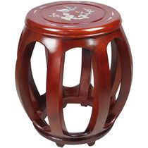 Guzheng stool childrens adult stool round stool bending stool legs stool portable detachable assembled solid wood stool sturdy and resistant