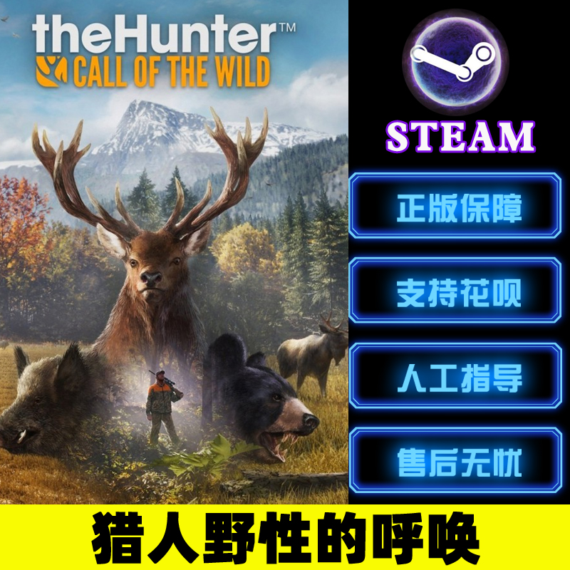 PC中文正版steam 猎人野性的呼唤/猎人荒野的召唤  theHunter: Call of the Wild 全拓展DLC  现代步枪包 - 图0