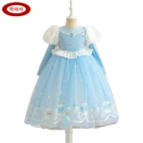 Юбка, детское платье для принцессы, «Холодное сердце», косплей, детская одежда