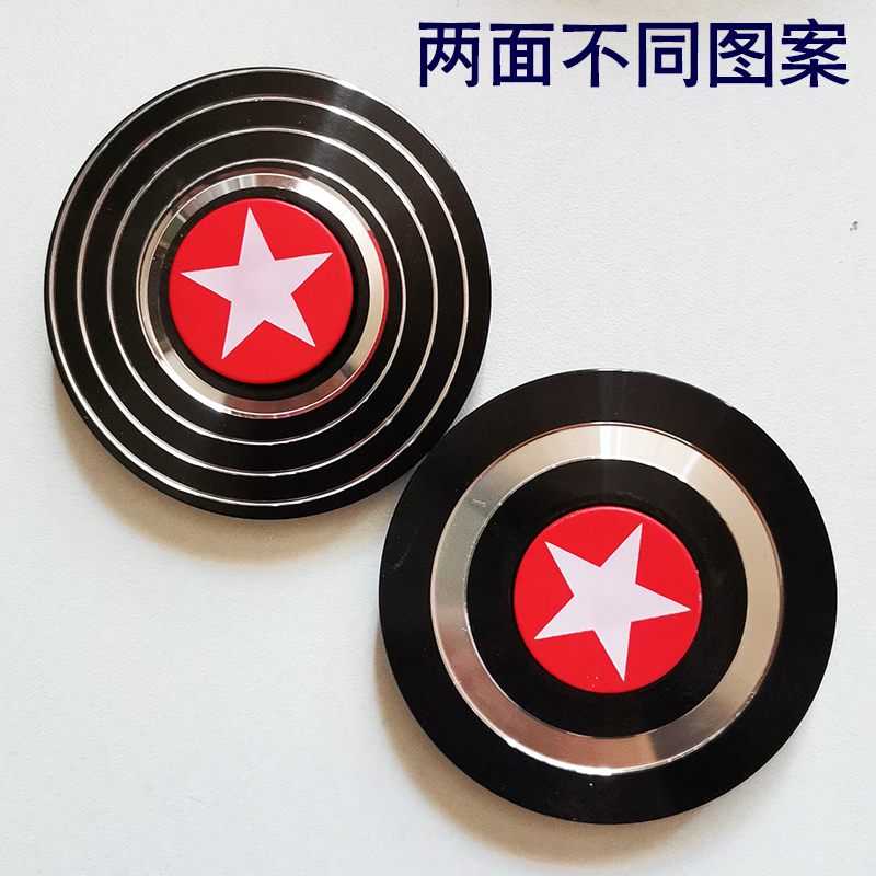 美国队长指尖陀螺玩具儿童解压神器指间旋转金属手指陀螺小学生 - 图2
