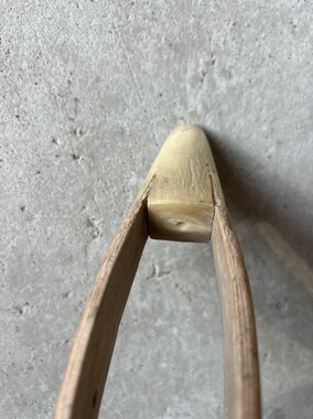 老式牛角梭子织布机配件民俗老物件怀旧复古传统工艺收藏装饰摆件