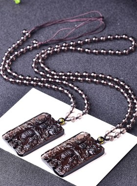 冰种祥龙关公吊坠挂件