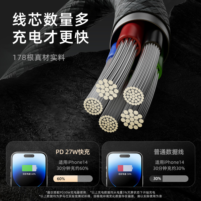  romoss手机数据线