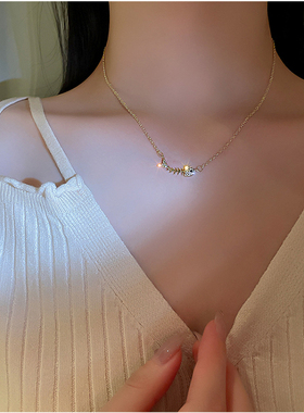 韩国轻奢短款高级感冷淡风项链