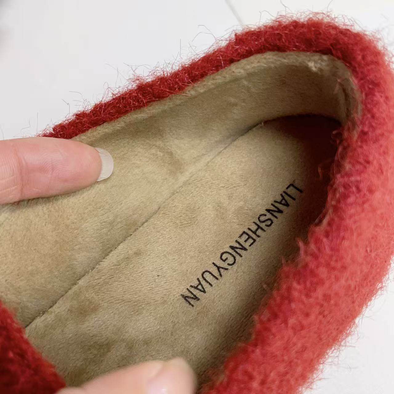 韩版毛绒玛丽珍鞋女冬一字扣带平底保暖毛毛鞋百搭单鞋,淘宝优惠券,粉丝福利购,淘宝优惠卷