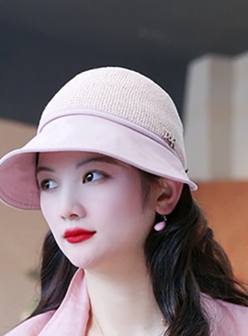 女士夏季防晒透气百搭鸭舌帽时尚洋气出游遮阳帽 MZ26311