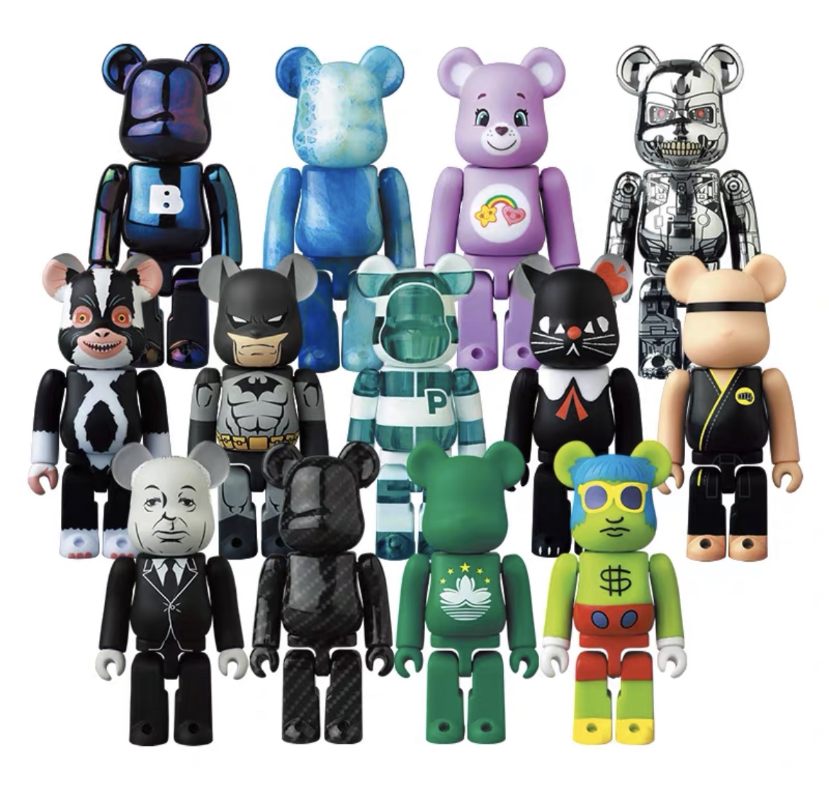 BEARBRICK 43代盲盒 确认款20周年纪念 100% BE@RBRICK 摆件 潮玩 - 图0