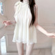 ເສື້ອຍືດຄໍ chiffon ຄໍເຕົ້າໄຂ່ທີ່ເບິ່ງດີ, ເບິ່ງດີບໍລິສຸດ, ຄໍ chiffon ສໍາລັບແມ່ຍິງ