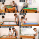 Crown table football table folding children's table ball table household multi -function desktop ice hockey table tennis double battle