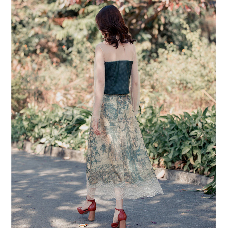 魅影仙女赫本轻熟风气质穿搭连衣裙 魅影仙女连衣裙