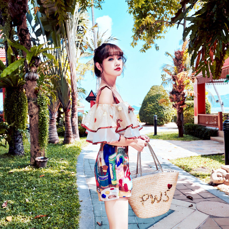 连体裤女泰国潮牌背带裤裙沙滩短裙 魅影仙女连衣裙