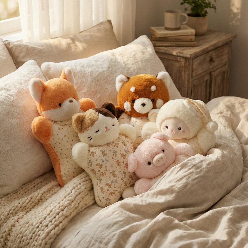可爱豆袋安抚抱枕动物玩偶超大减压毛绒玩具柔软娃娃送女生日礼物,淘宝优惠券,粉丝福利购,淘宝优惠卷